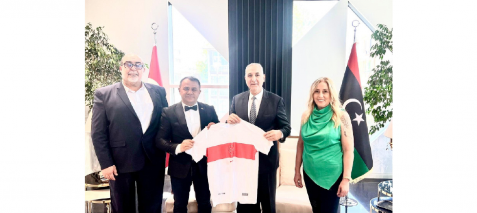 Bekir Ayaz, Libya Büyükelçisi Elgelaib ile Buluştu - SPOR - İnternetin Ajansı