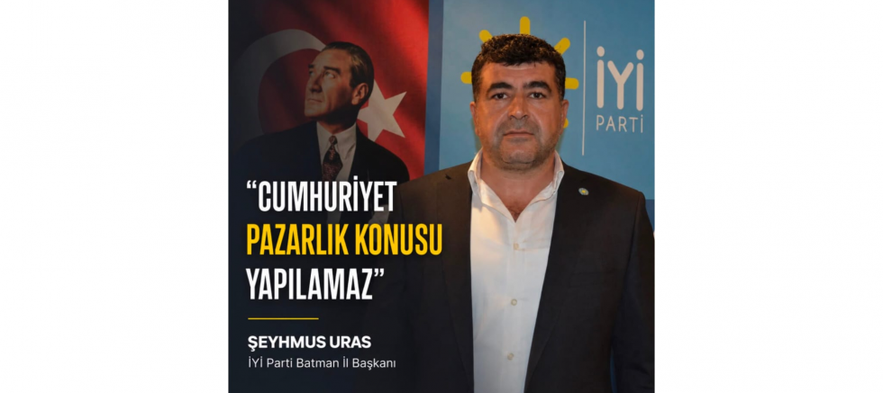 Başkan Şeyhmus Uras: Cumhuriyet Pazarlık Konusu Yapılamaz - GÜNDEM - İnternetin Ajansı