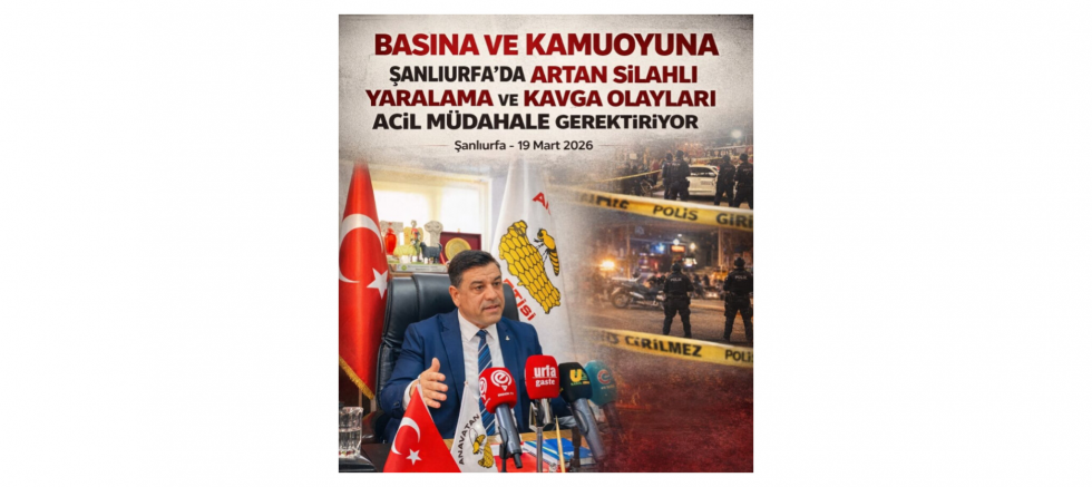 ŞANLIURFA’DA SİLAHLI ŞİDDET ALARMI - GÜNDEM - İnternetin Ajansı