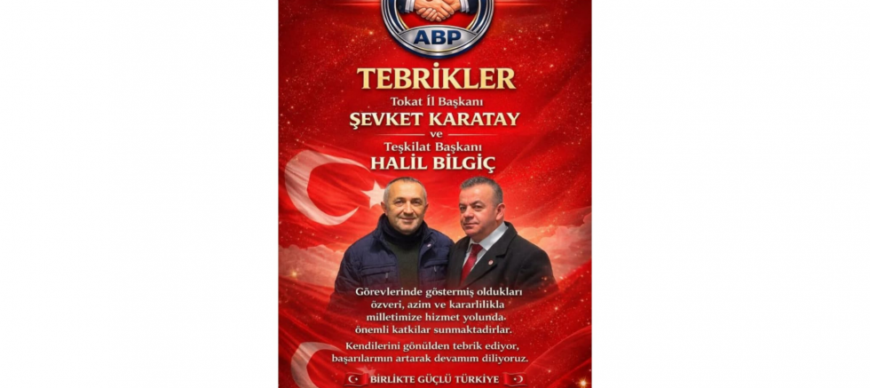 Şükrü Güneri: Tokat İl Başkanlığı’na Şevket Karatay Atandı - GÜNDEM - İnternetin Ajansı
